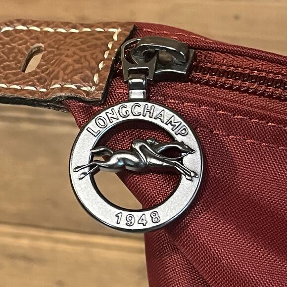 Longchamp Paris Le Pliage Extra Large Nylon Tote Leather Trim Foldable Design - Picture 3 of 16